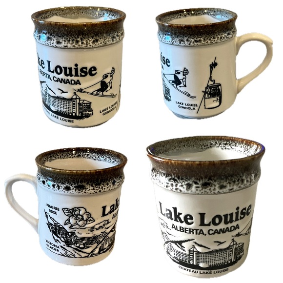 Vintage Alberta Canada Lake Louise Souvenir Stoneware Mug - Picture 12 of 12